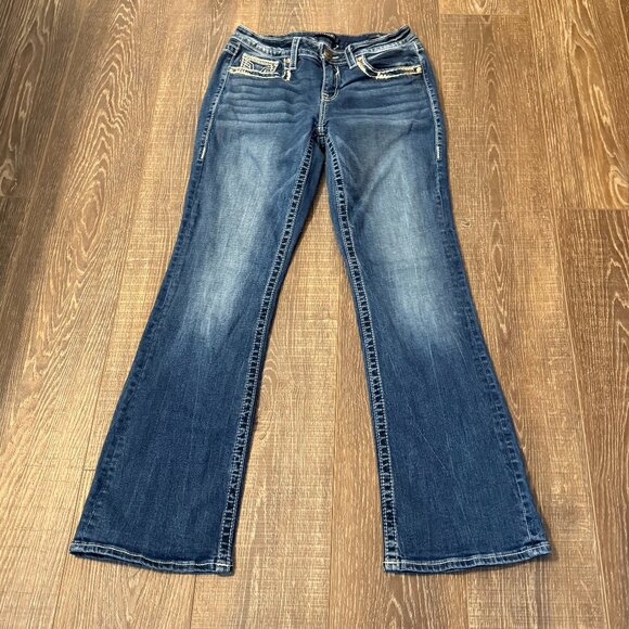 Vigoss Heritage Fit Bootcut Jeans – Size 8 - Picture 4 of 16